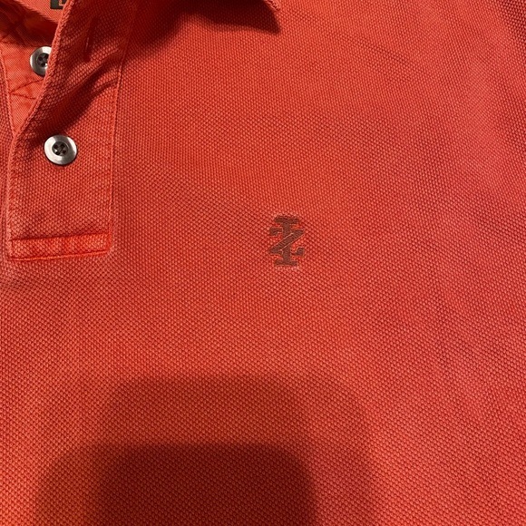 - NWT IZOD red men Polo shirt size L - Picture 4 of 6